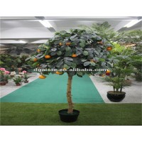 1.2m artificial orange bonsai trees bonsai pot with fruit real trunk