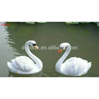 hard fiber glass reinforced plastics garden decor swan