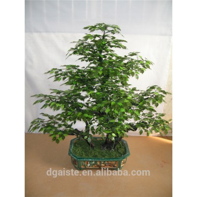 1.6 m tall artificial green banyan poinsettia bonsai flower tree plant RP002