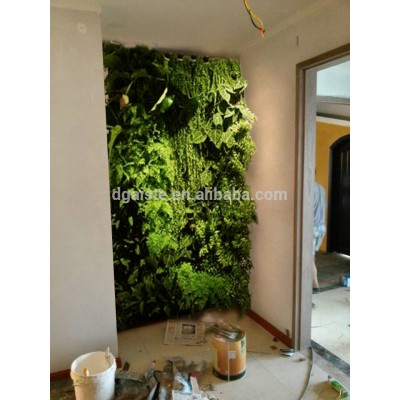 Home and outdoor decoration synthetic cheap artificial vertical green grass wall E08 0401