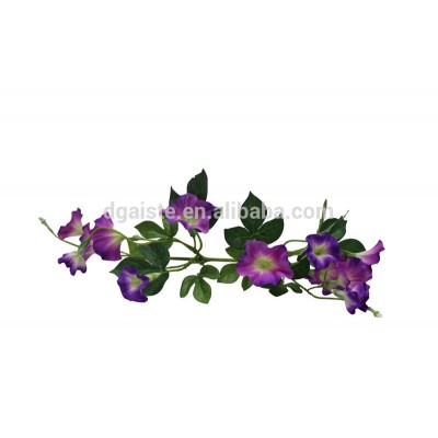 Home garden creepers decorative Artificial Purple Single stem flowers making DZH06 12a15