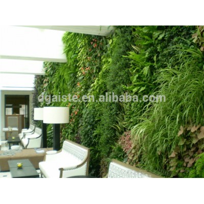 Home and outdoor decoration synthetic cheap artificial vertical green grass wall E08 0413