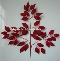 fake leaf branch factory hot selling Outdoor/indoor Artificial ficus leaf branch