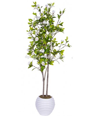 indoor Home garden decorative 250cm Height make artificial green live magnolia bonsai tree EXLYPZ06 0512