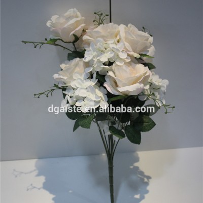 brand name decorative artificial flowers bundled rose big rose flower