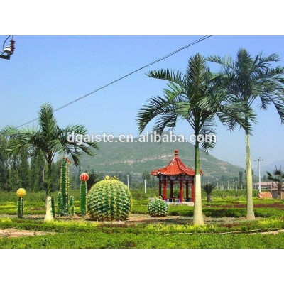 Wind resistance UV proof artificial royal palm tree in high quality