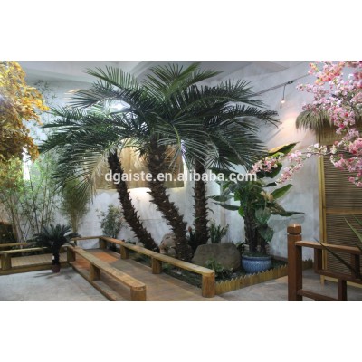 hot sale indoor/outdoor decorative tree used wholesale artificial fake palm tree