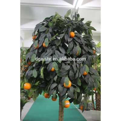 orange tree real touch Mini Potted Plants high simulation plastic bonsai tree