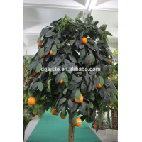 orange tree real touch Mini Potted Plants high simulation plastic bonsai tree