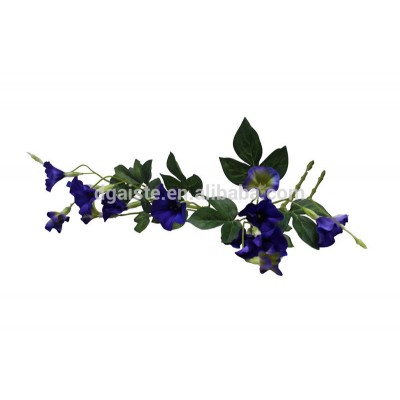 Home garden creepers decorative Artificial Purple Single stem flowers making DZH06 12a13