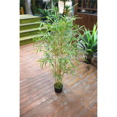 Home garden for hotel decoration 160cm Height making artificial live plastic green bamboo bonsai tree EZZPZ06 0202