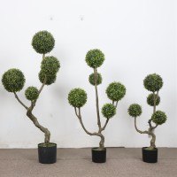 Wholesale Decorative Artificial Peanut Leaves Bonsai Plant Green Ball