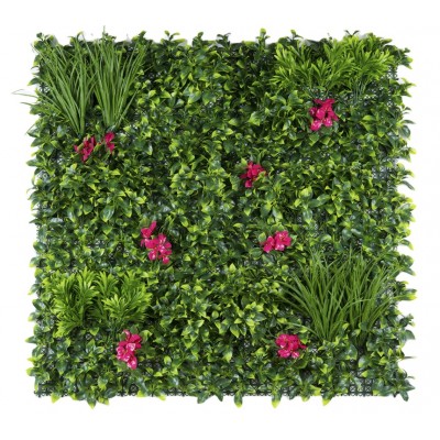 artificial jungle forest vertical plant green wall indoor customized framed grass wall