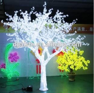 led lighting colourful shinning tree man made fake led tree