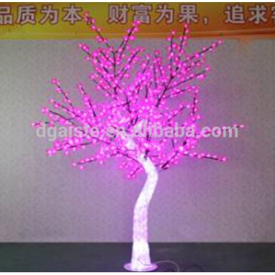 led christmas decoration 230cm Height outdoor artificial cyan with pink flashing solar trees garden light EDS06 1420