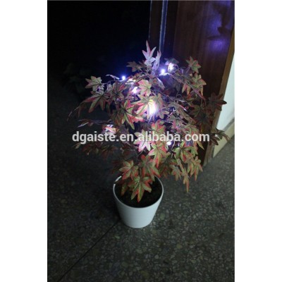 lighting bulb Christmas decoration indoor small LED maple bonsai